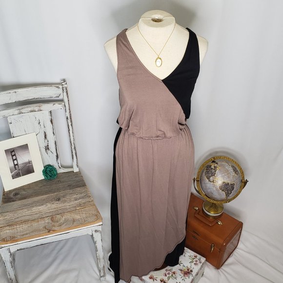 Black/Tan Mossimo Maxi Dress - Sz Small (NWOT) - Picture 3 of 16